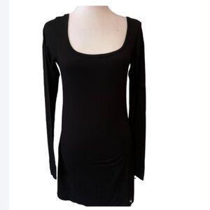 Michael Lauren long sleeve black dress